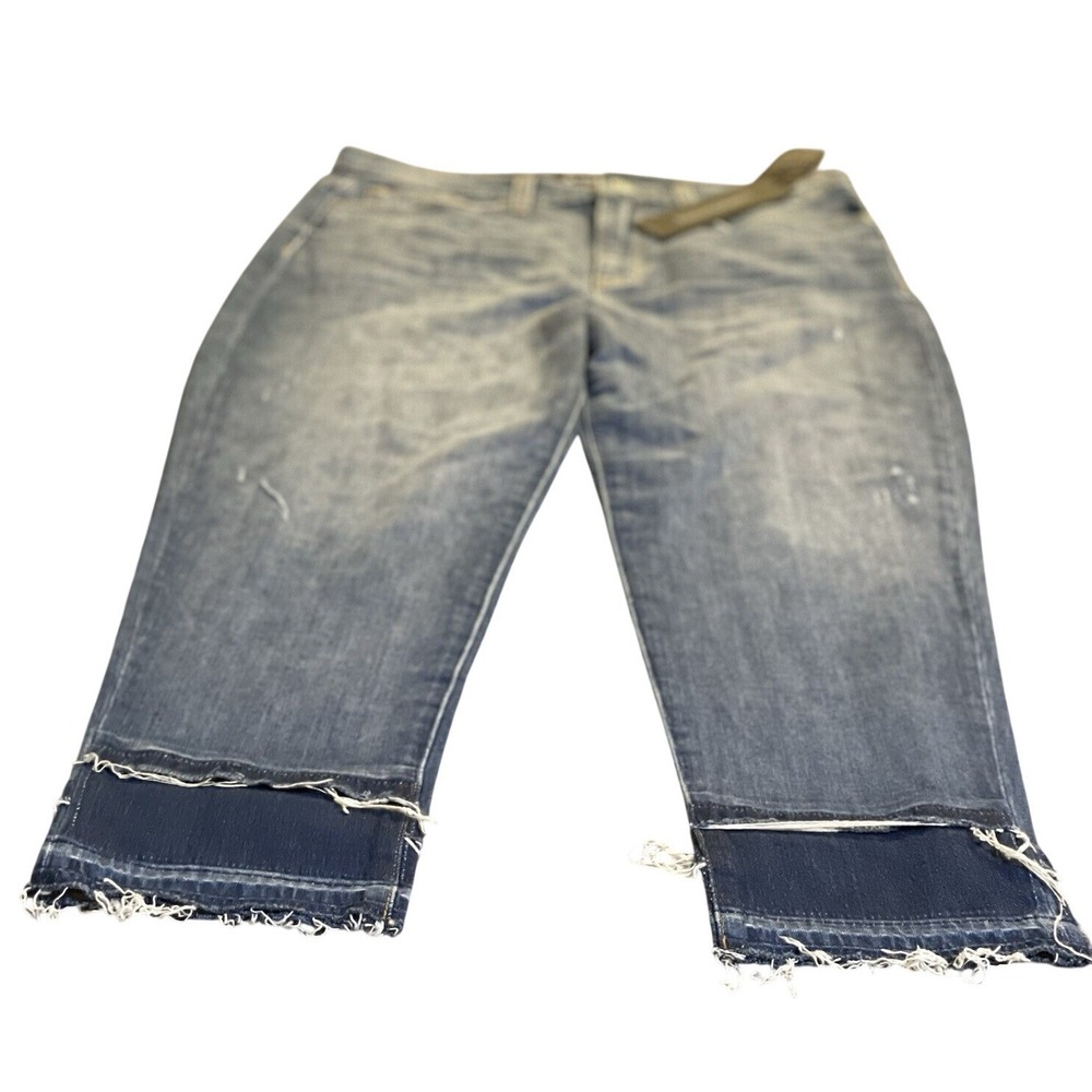 Hudson Jeans Collin Women's 29 Cropped Raw Hem‎ Slim  Denim NWT WHC289DCX